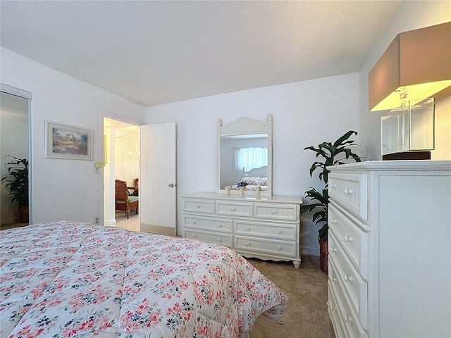 bedroom with carpet flooring