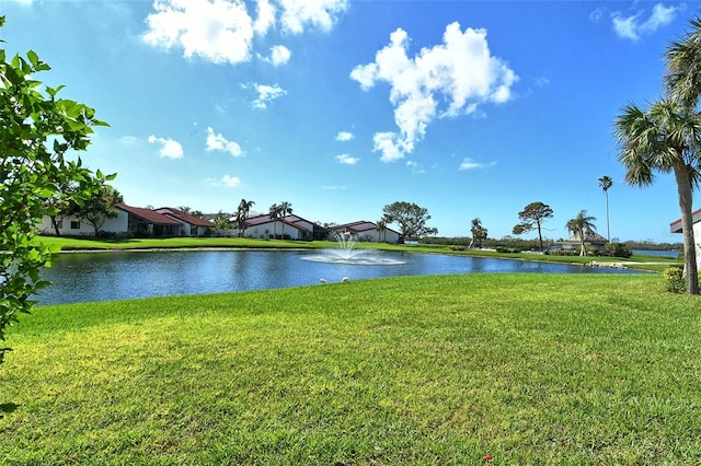 view of water feature