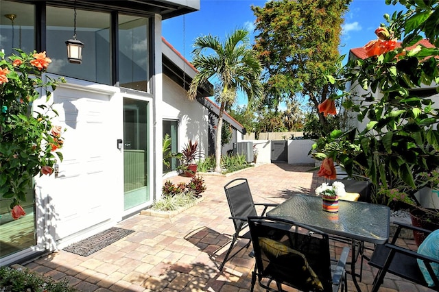 view of patio