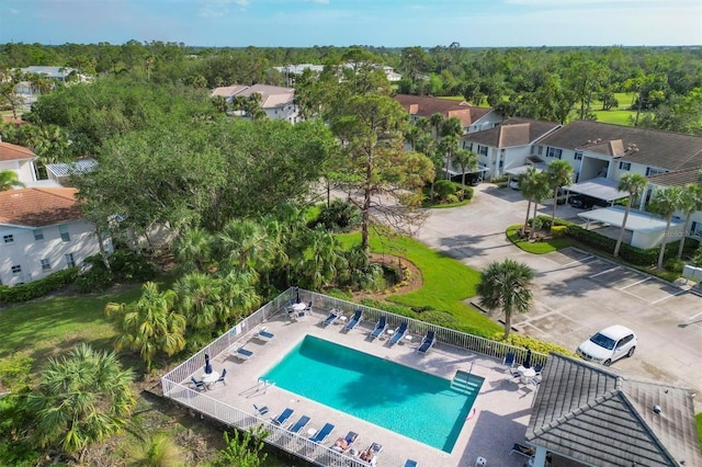 815 Montrose Dr Unit 103, Venice, FL 34293 - bird's eye view of a pool