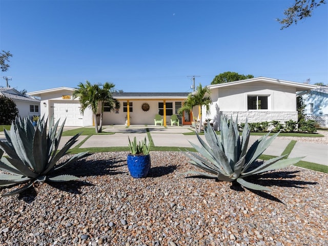 ranch-style house with a garage