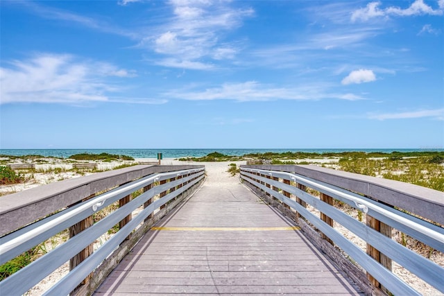 830 The Esplanade N Unit 203, Venice, FL 34285 - view of property's community featuring view of water and beach