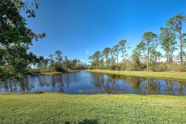 view of water feature