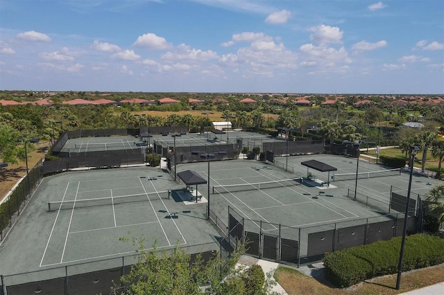 view of tennis court