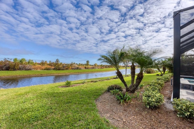 view of water feature