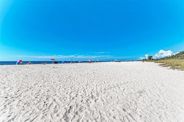 water view with a beach view