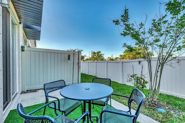 view of patio