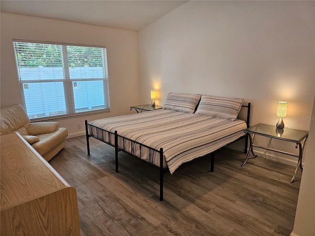 606 Marcus St Unit 26, Venice, FL 34285 - bedroom featuring wood finished floors and baseboards