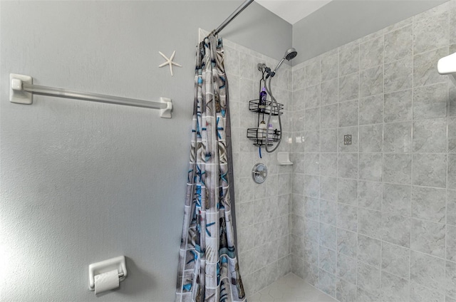 bathroom with walk in shower