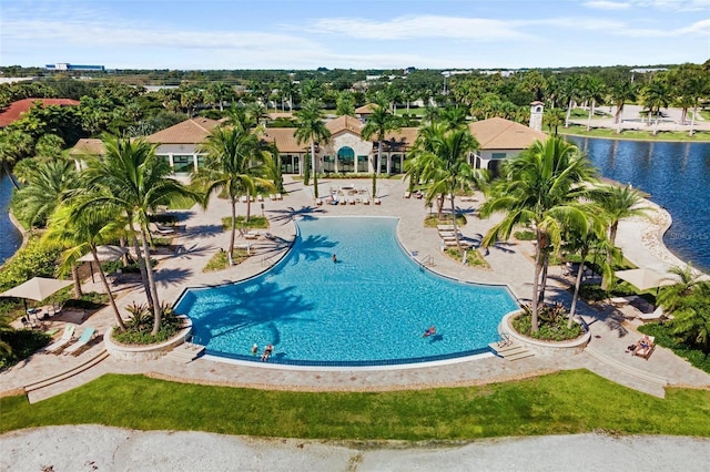 660 Ravello Blvd, Nokomis, FL 34275 - community pool featuring a water view