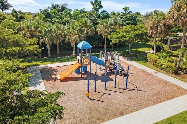 view of jungle gym