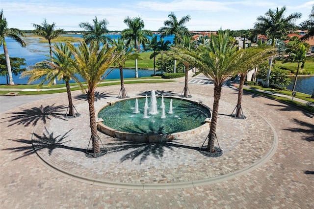 660 Ravello Blvd, Nokomis, FL 34275 - view of swimming pool featuring a water view