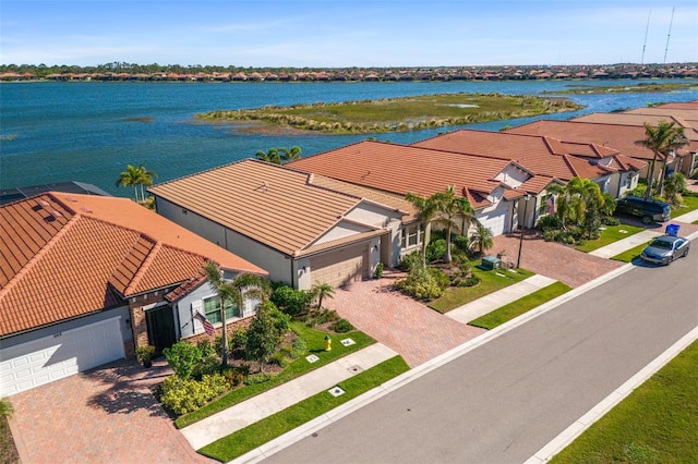 660 Ravello Blvd, Nokomis, FL 34275 - aerial view of residential area featuring a nearby body of water