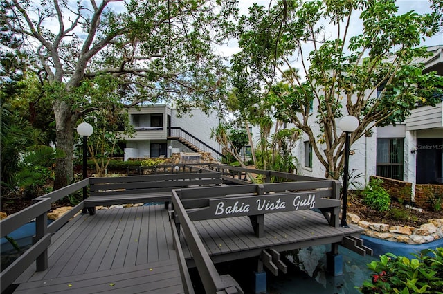 902 Gibbs Rd Unit 183, Venice, FL 34285 - view of wooden terrace