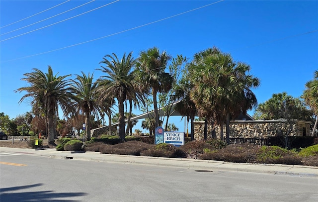 view of road featuring curbs and sidewalks