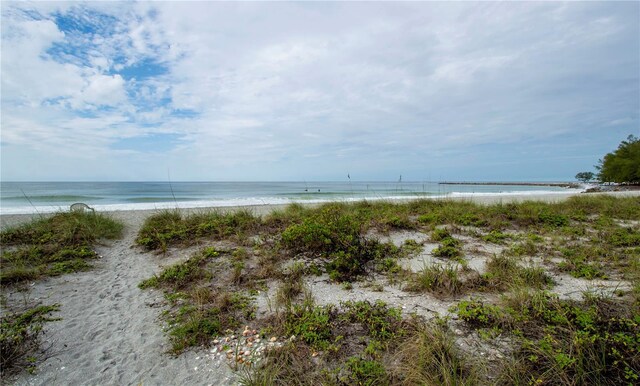 water view with a beach view