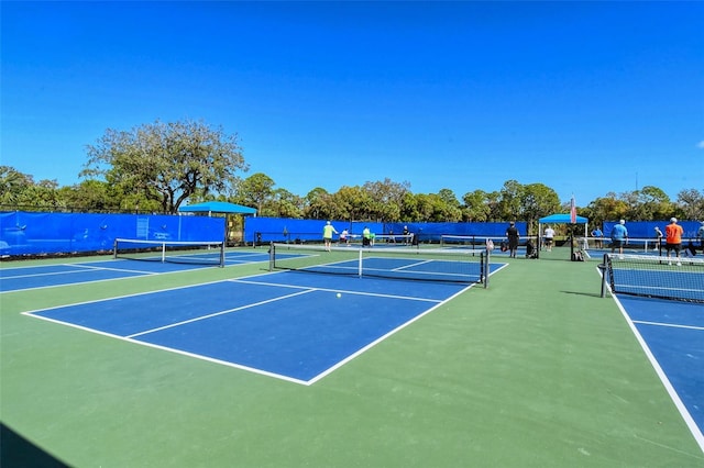 view of sport court with basketball court