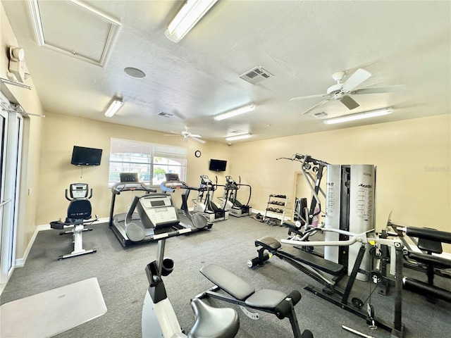 view of exercise room