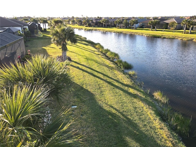 view of water feature