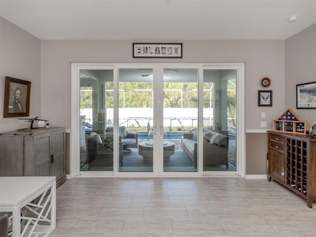 entryway with a healthy amount of sunlight