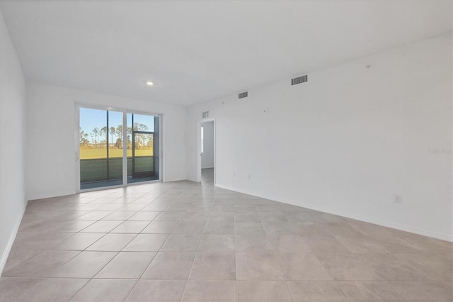 view of tiled empty room