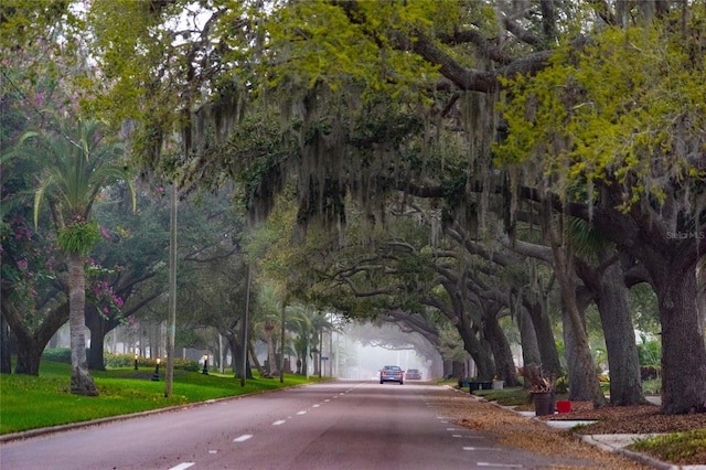 view of road