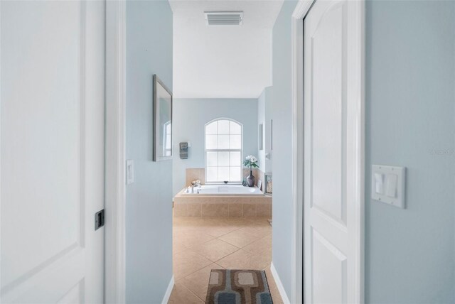 150 Marker Rd, Rotonda West, FL 33947 - hall featuring tile patterned floors