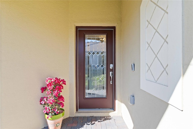 view of entrance to property