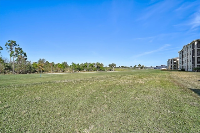 view of home's community featuring a yard