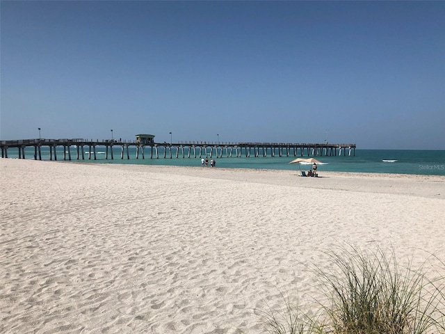 water view with a beach view