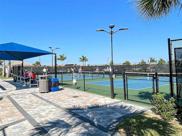 view of sport court