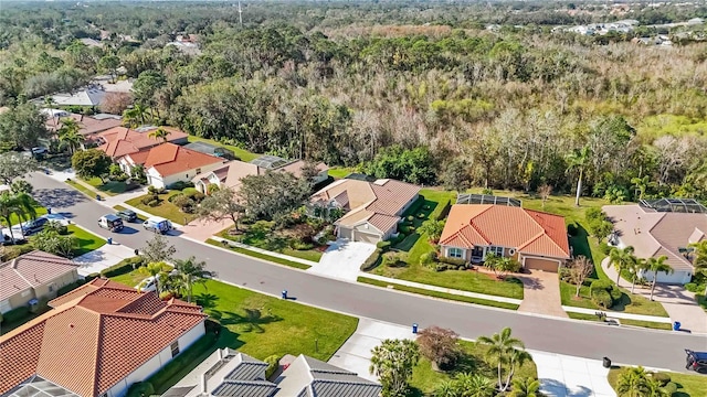 bird's eye view featuring a residential view