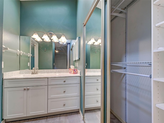 full bathroom with vanity