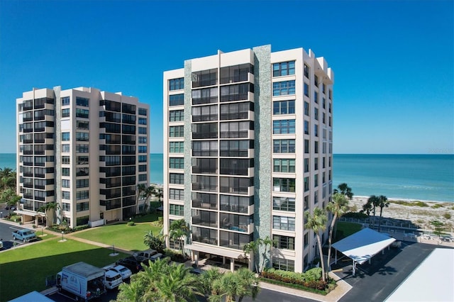 view of property featuring a water view