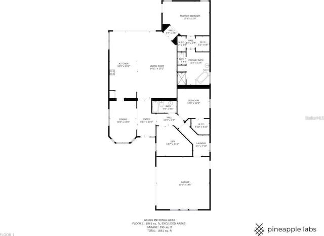 134 Savona Way N, Venice, FL 34275 - view of floor plan / room layout