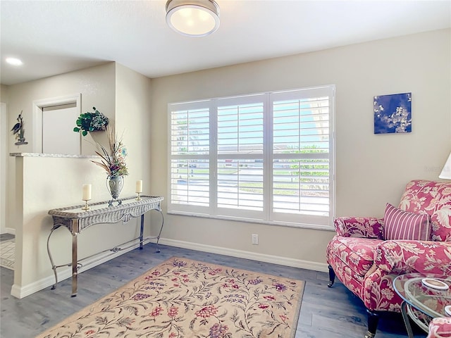 4 Windsor Dr, Englewood, FL 34223 - sitting room with wood finished floors and baseboards