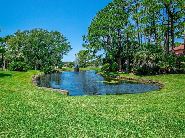 view of water feature