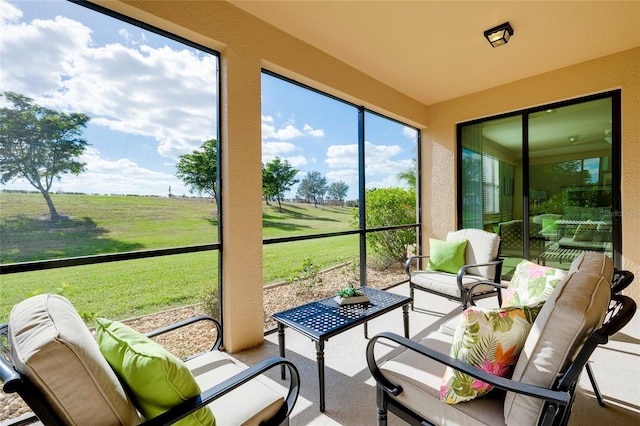 20100 Ragazza Cir Unit 101, Venice, FL 34293 - sunroom / solarium with outdoor lounge area
