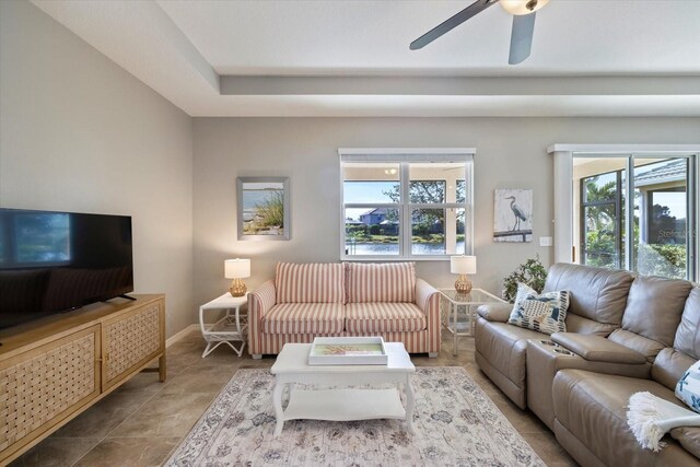 2049 Mesic Hammock Way, Venice, FL 34292 - living room with a ceiling fan