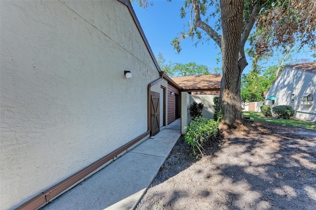 view of side of property