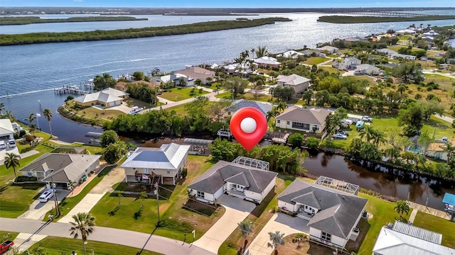 3436 Santa Clara Dr, Punta Gorda, FL 33983 - drone / aerial view with a residential view and a water view