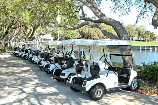 view of car parking