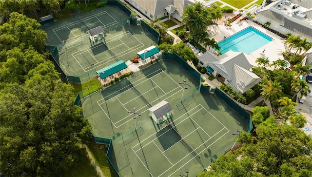275 Royal Oak Way, Venice, FL 34292 - drone / aerial view of a pool