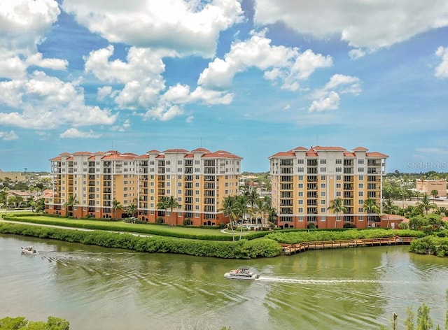 property view of water