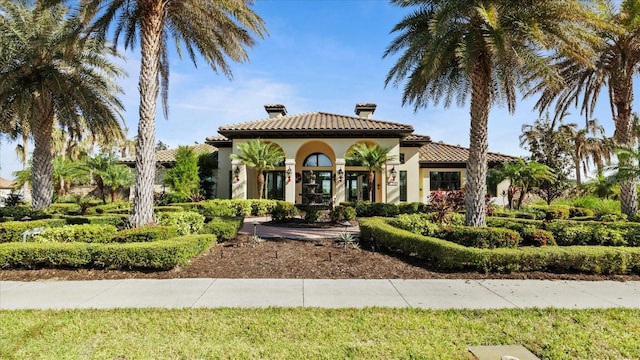 view of mediterranean / spanish-style house