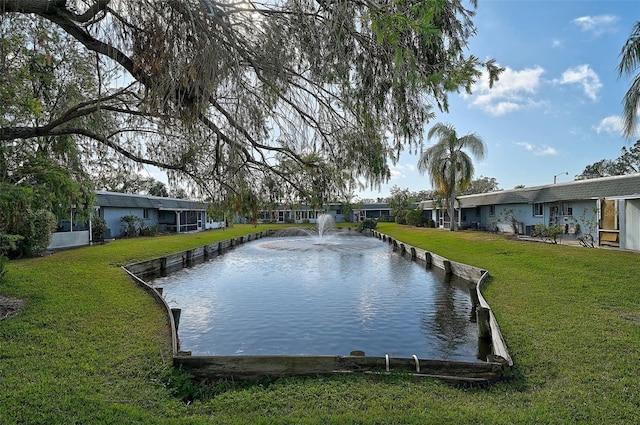 view of water feature