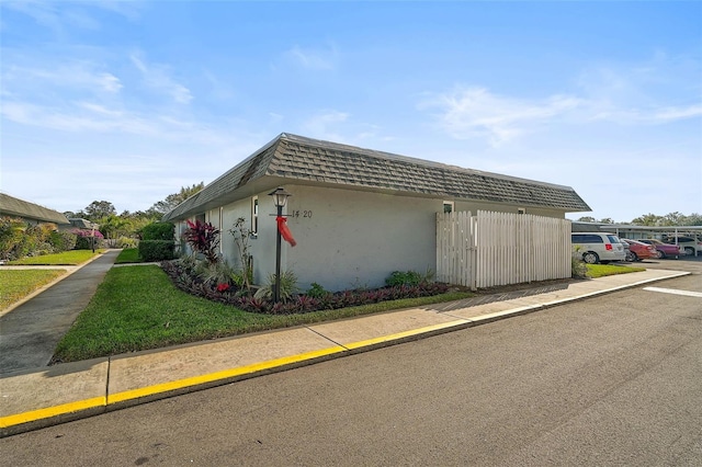 view of side of property