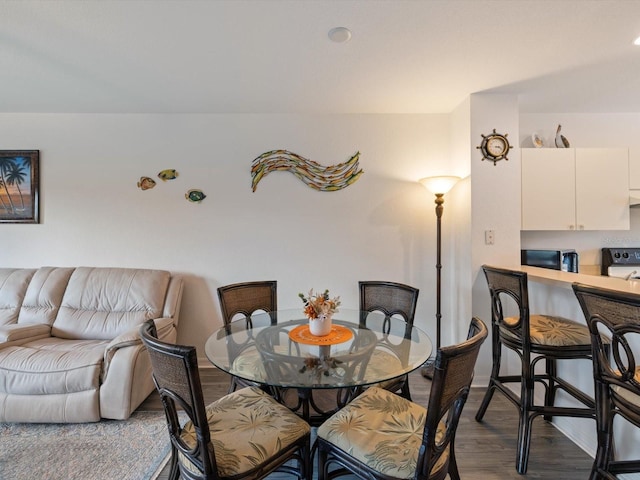 dining room featuring hardwood / wood-style floors