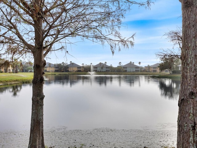 property view of water