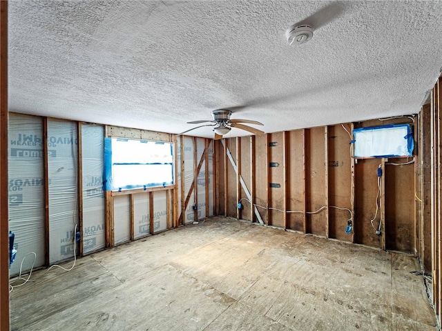 miscellaneous room featuring ceiling fan